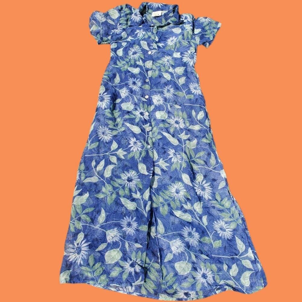 Vintage Floral Maxi Dress